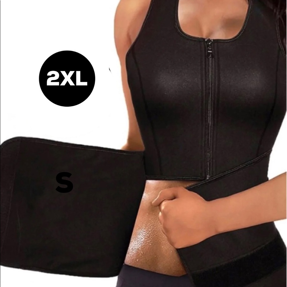 COPY - 2XL ZIPPER VEST/ADJUSTABLE WAIST TRAINER